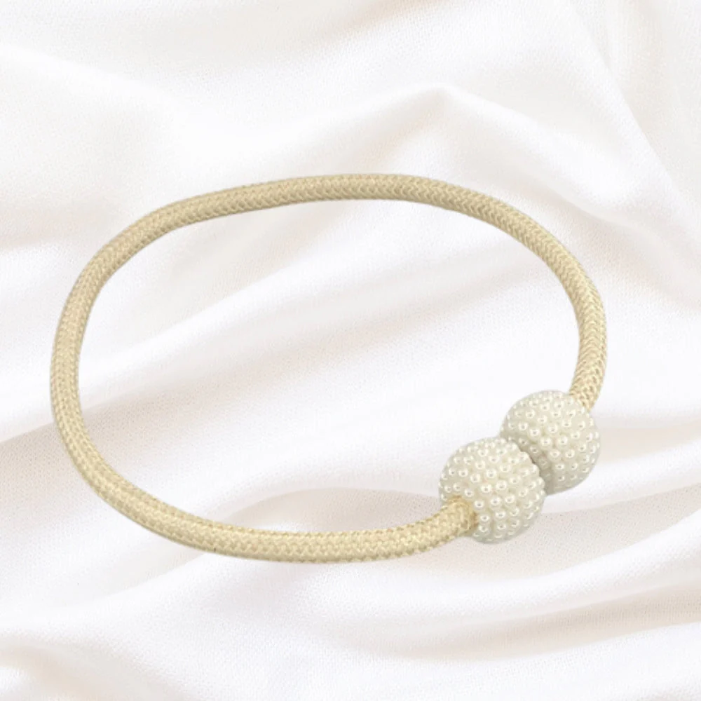Magnetic Pearl Curtain Tie Back | 2pcs Set - Image 12