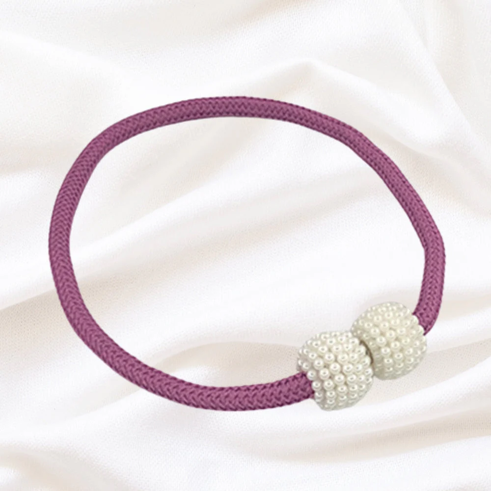 Magnetic Pearl Curtain Tie Back | 2pcs Set - Image 6