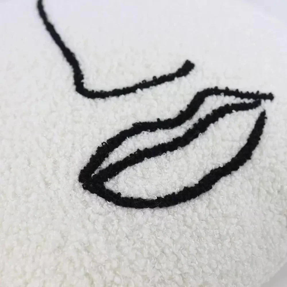 Abstract Face Artistic Cushion Cover - Image 5
