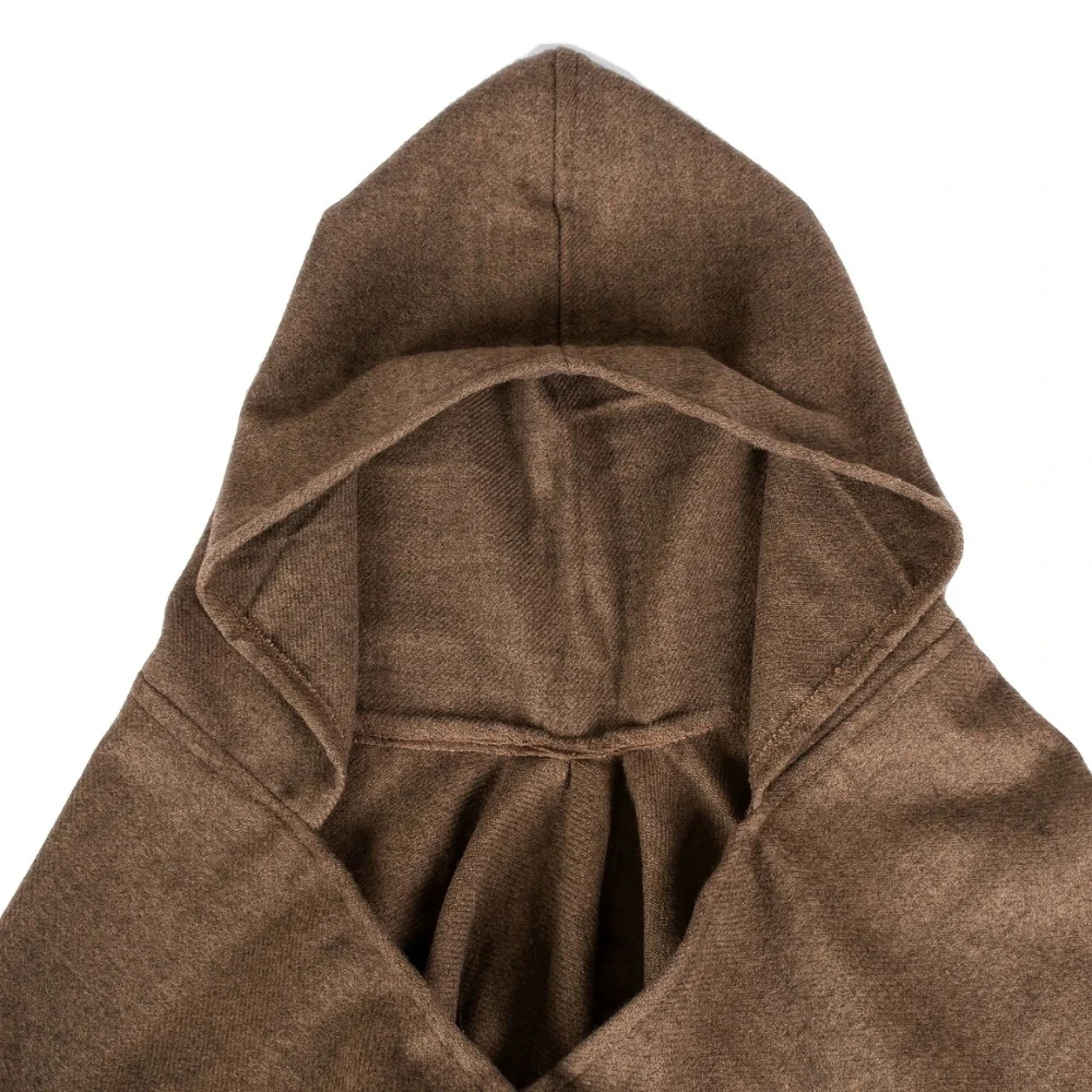 Acrylic Hooded Striped Poncho Shawl - Image 9