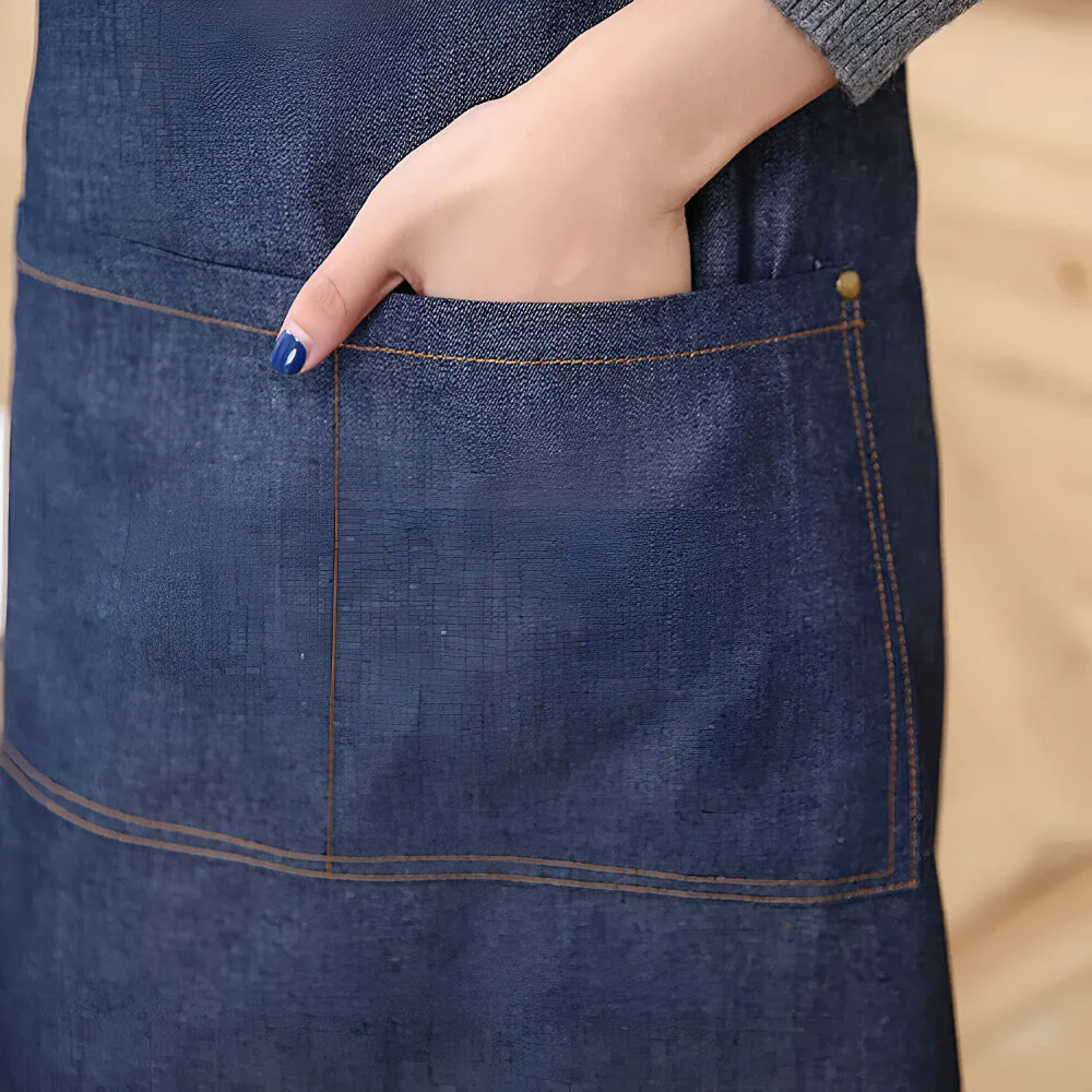 Adjustable Denim Apron - Image 8