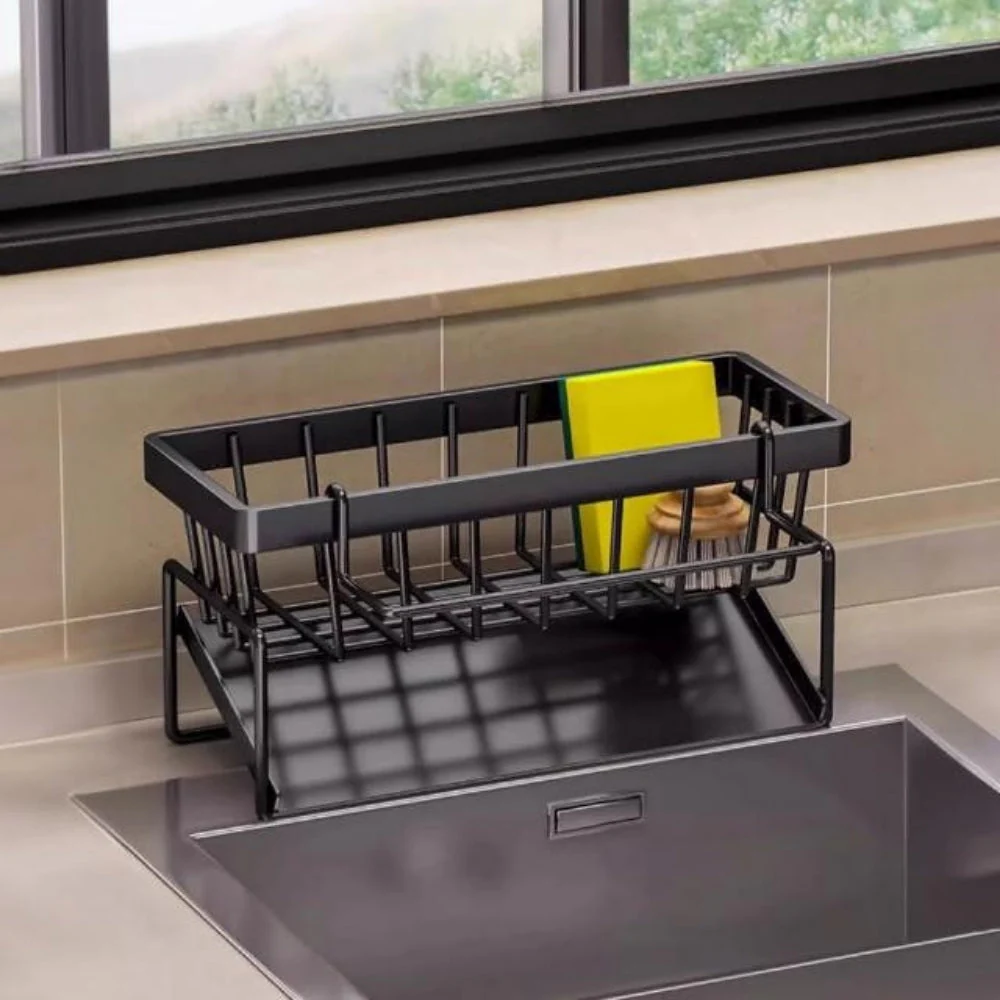 All-in-One Sponge Soap Cloth Self-Draining Rack - Image 7