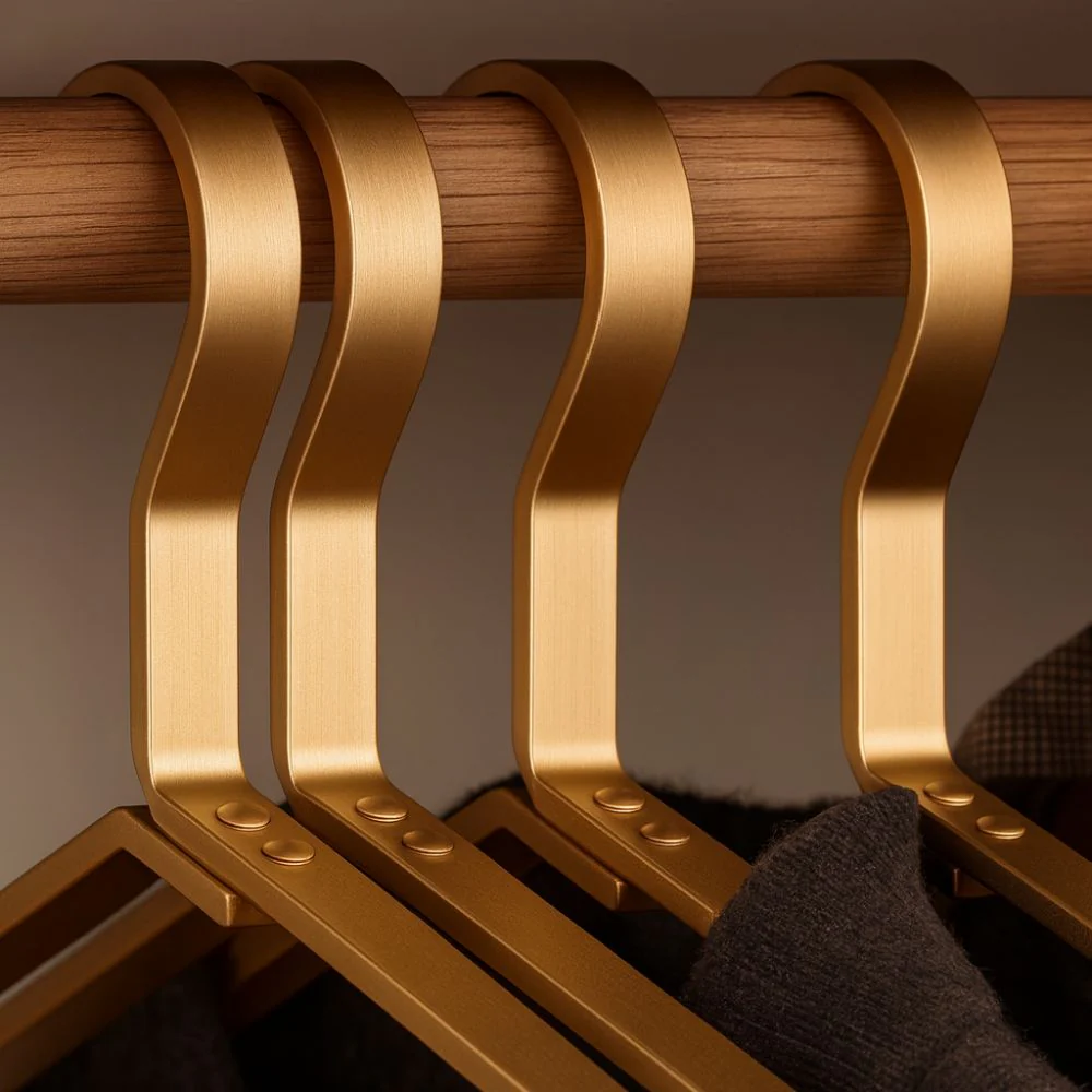 Alloy Slimline Clothes Hangers - Image 3