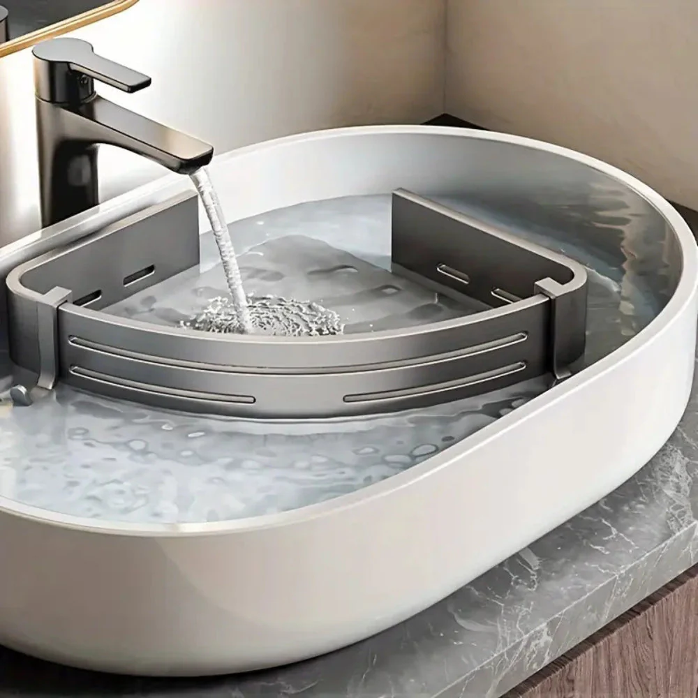 Aluminum Corner Shower Caddy Rack - Image 13