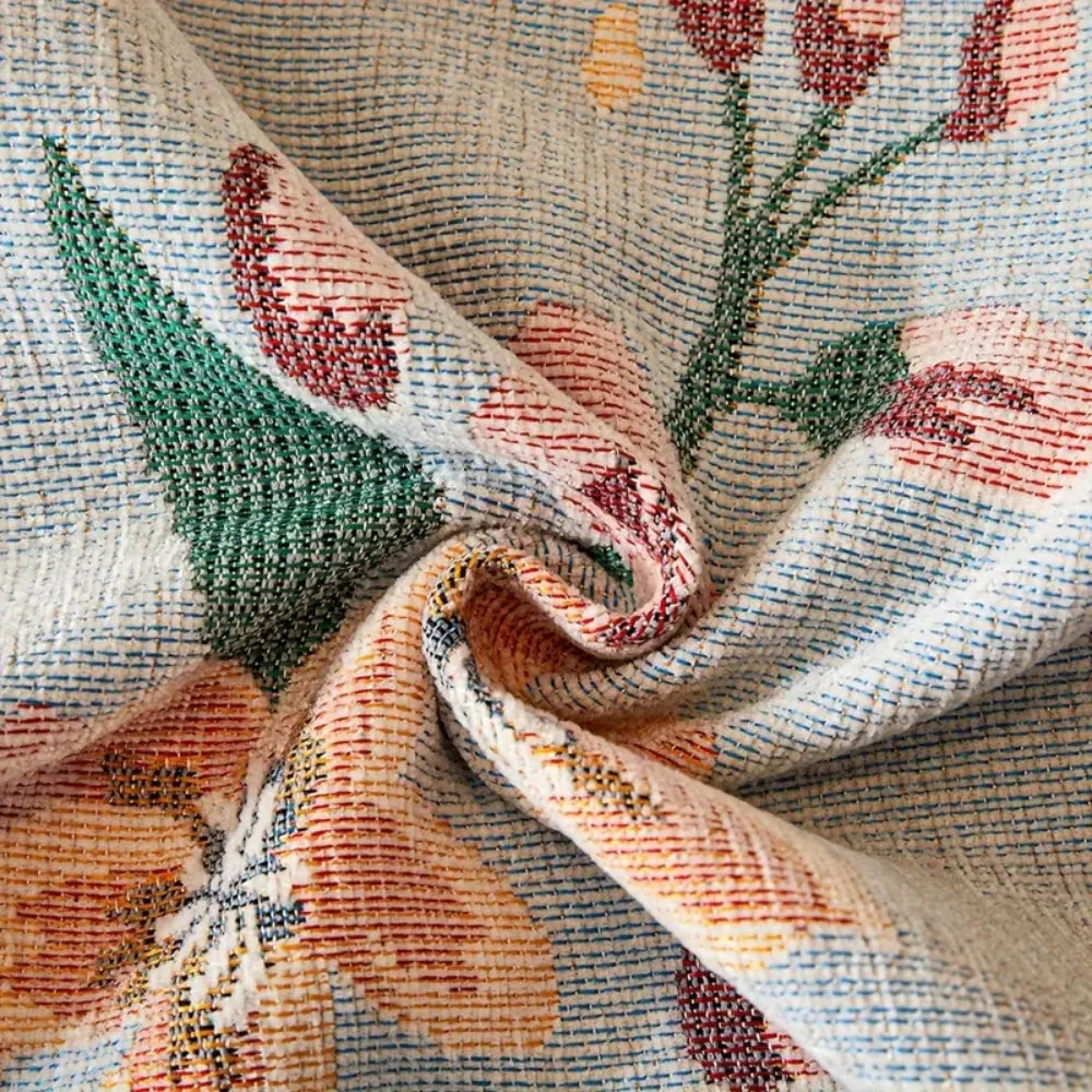Amara Floral Reversible Sofa Cover - Image 7