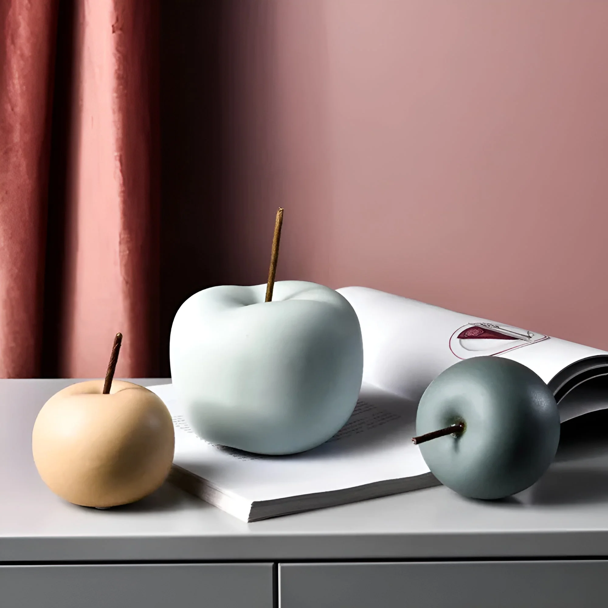 Apple Ceramic Ornaments - Image 4