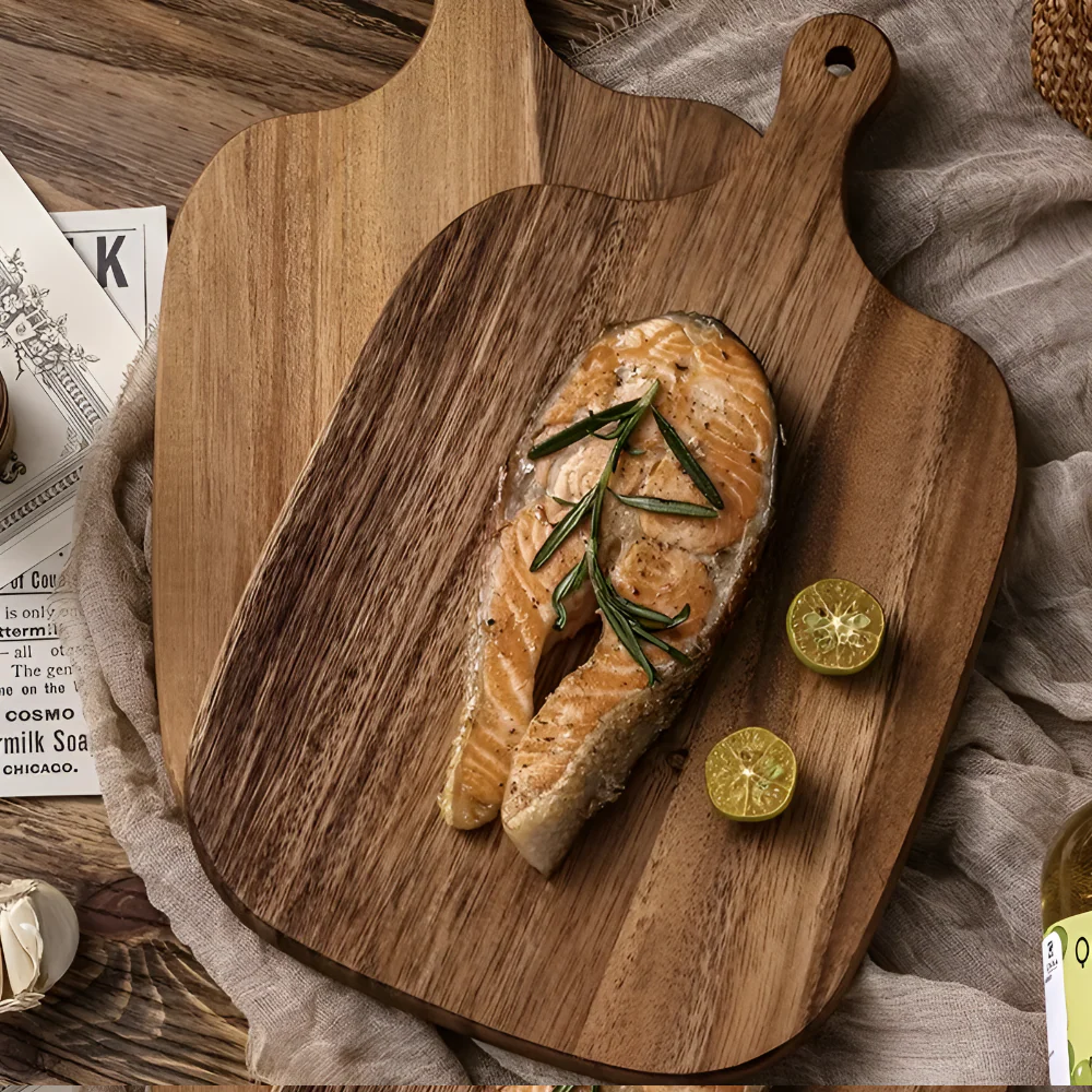 Artisan Wooden Serving Platter - Image 4