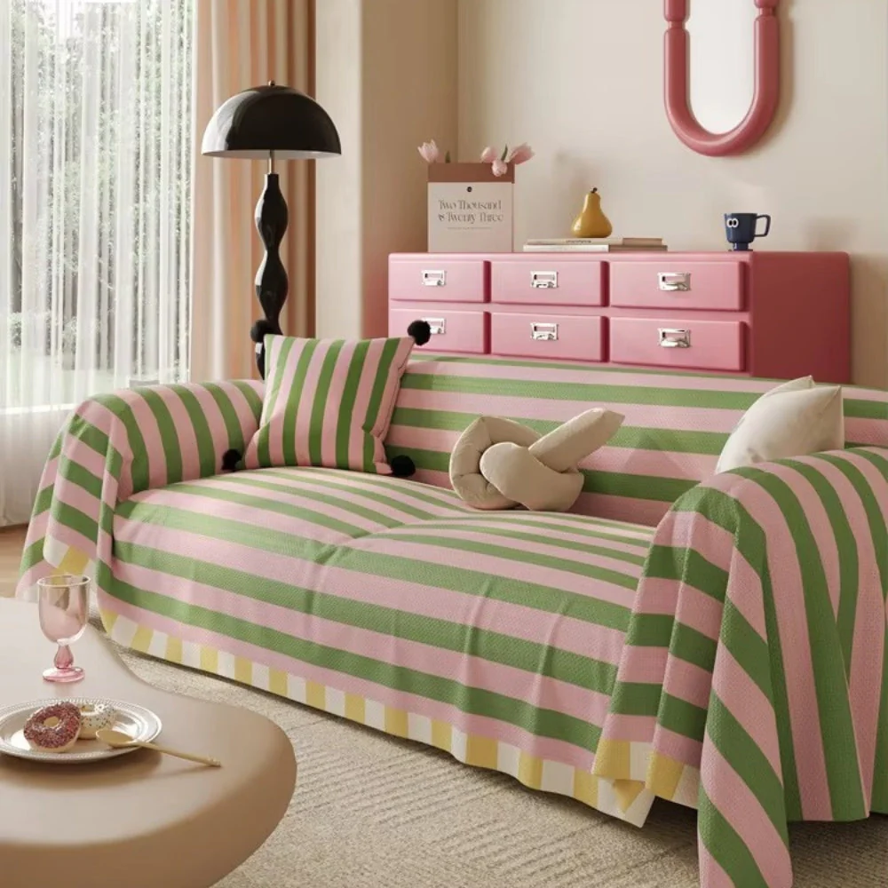 Atelier Pastel Striped Sofa Cover - Image 2