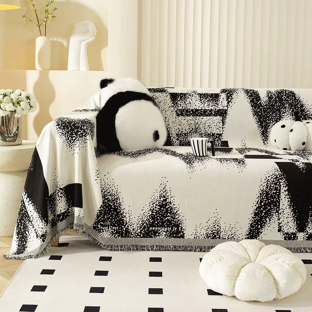 Avant-Garde Abstract Chenille Sofa Cover - Image 2