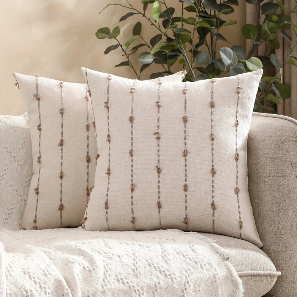 Averra Vertical Stitched Cushion Cover - Image 5