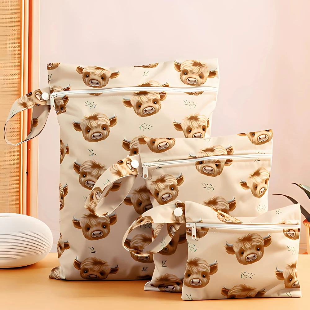 Baby Zoo Safari Print Reusable Wet Dry Bag | 3pcs Set - Image 7