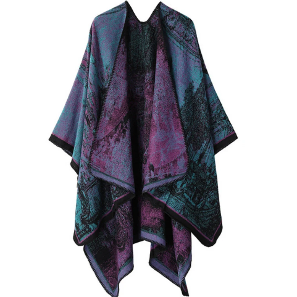 Baroque Boho Unisex Cardigan Shawl - Image 3