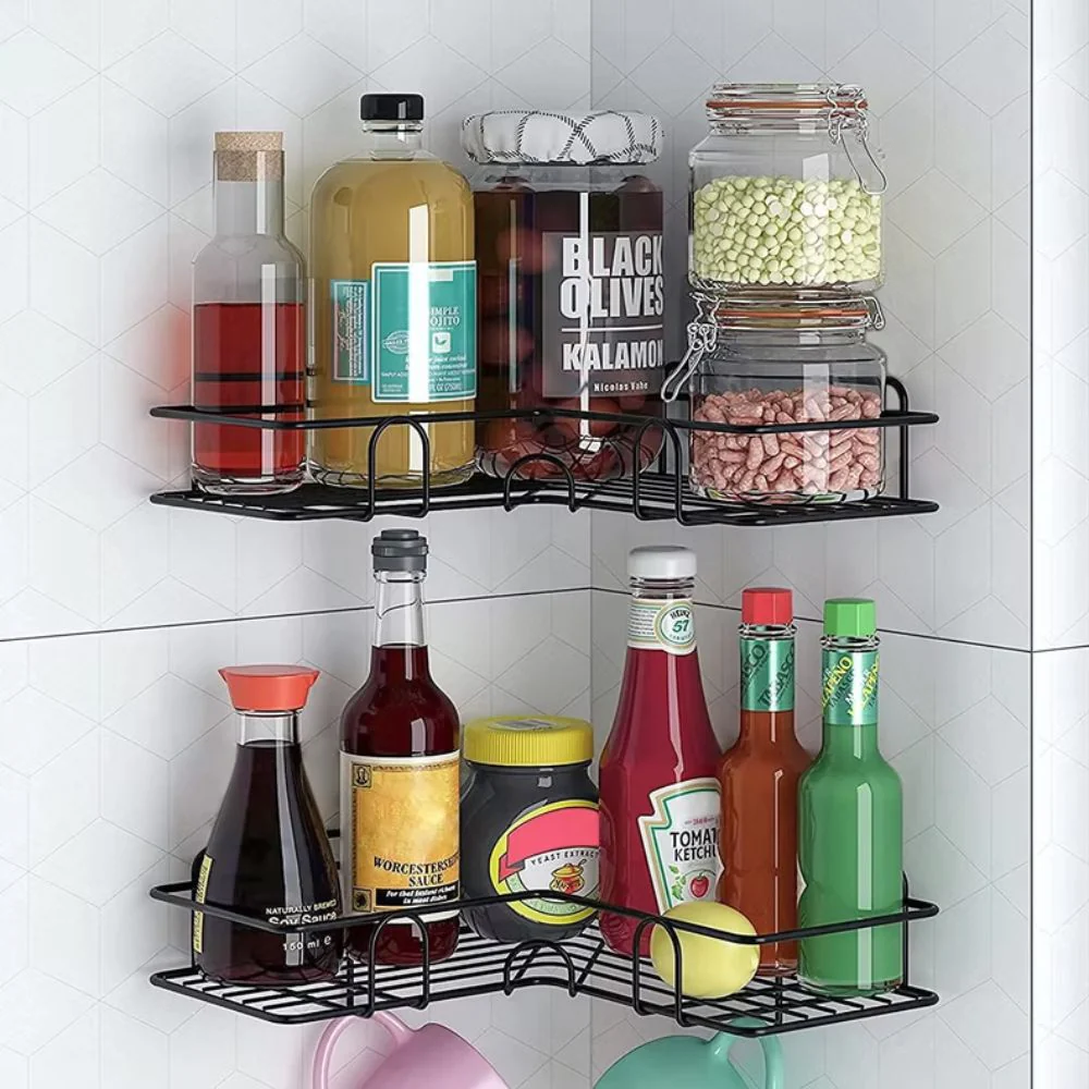Bathroom Corner Storage Shower Caddy - Image 9