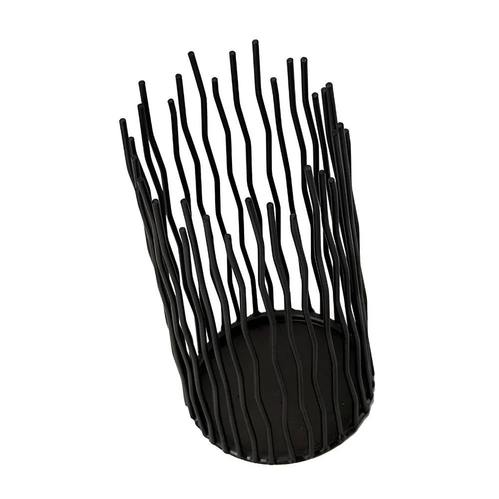 Black Iron Candle Holder Desk - Image 6