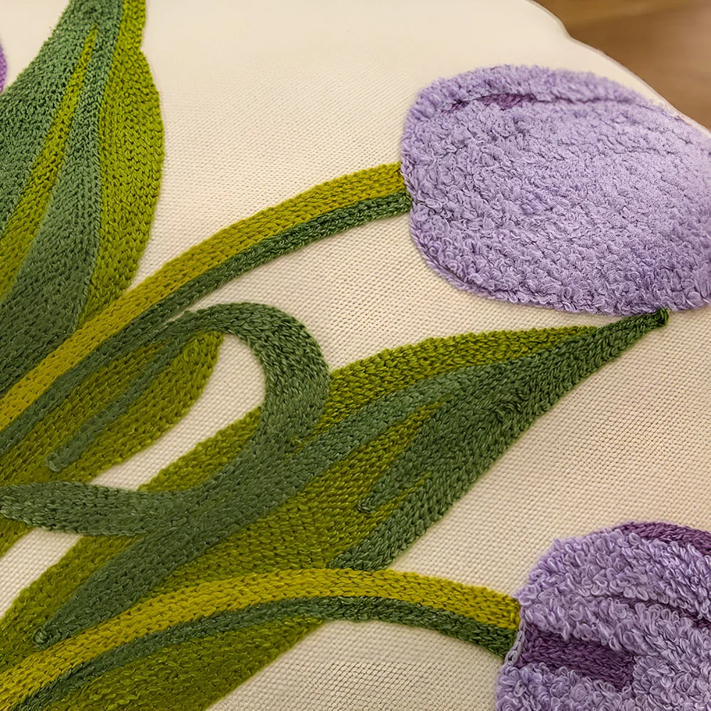 Blooming Tulip Cushion Cover - Image 7
