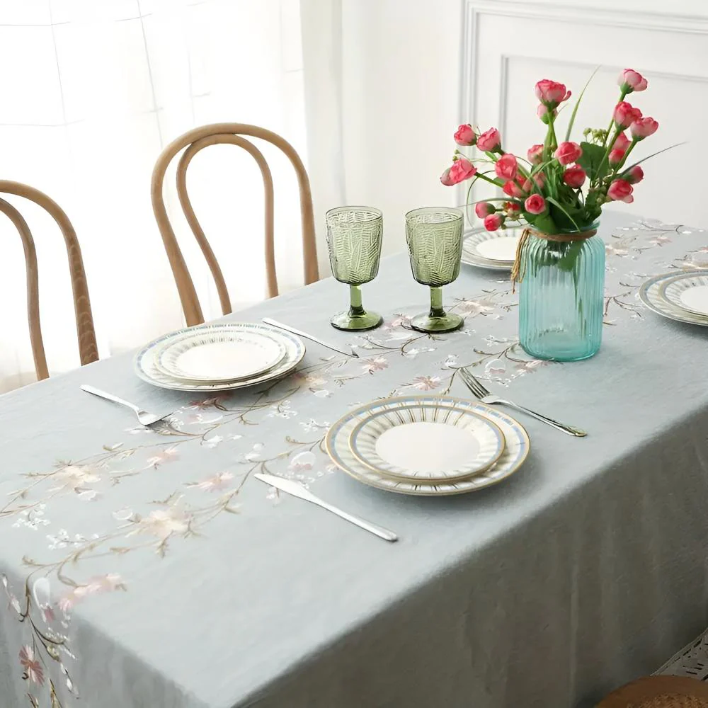 Blossom Weave Elegance Tablecloth - Image 3
