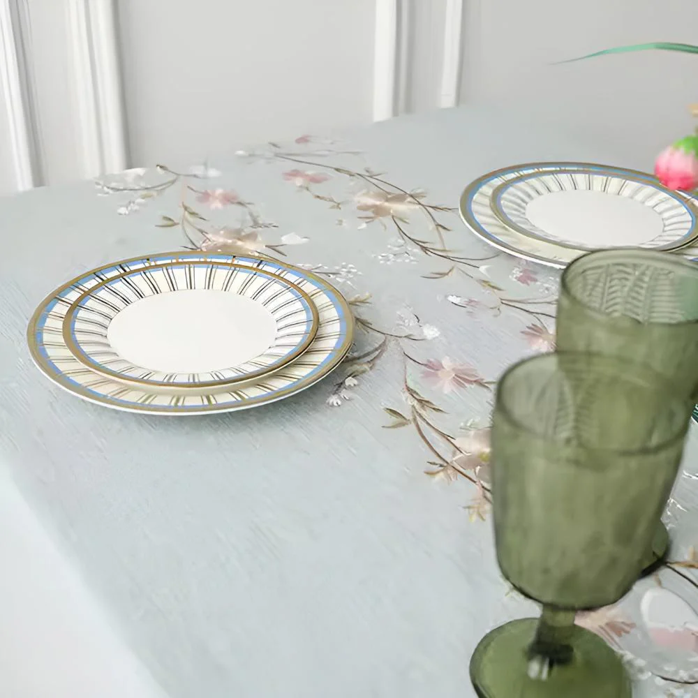 Blossom Weave Elegance Tablecloth - Image 6