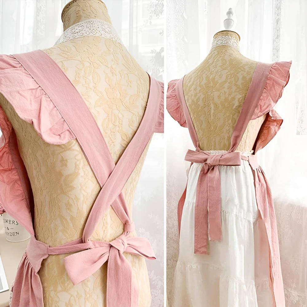 Blush Belle Ruffle Apron - Image 3