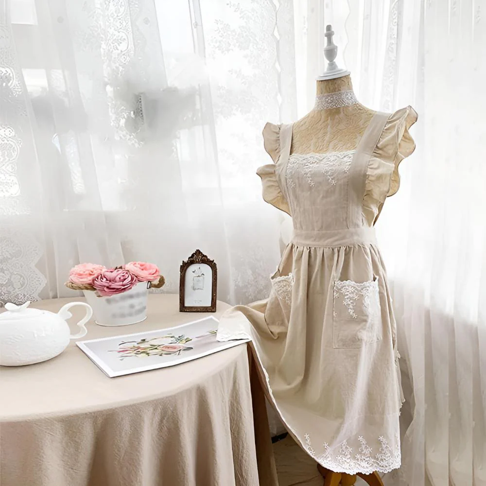 Blush Belle Ruffle Apron - Image 4