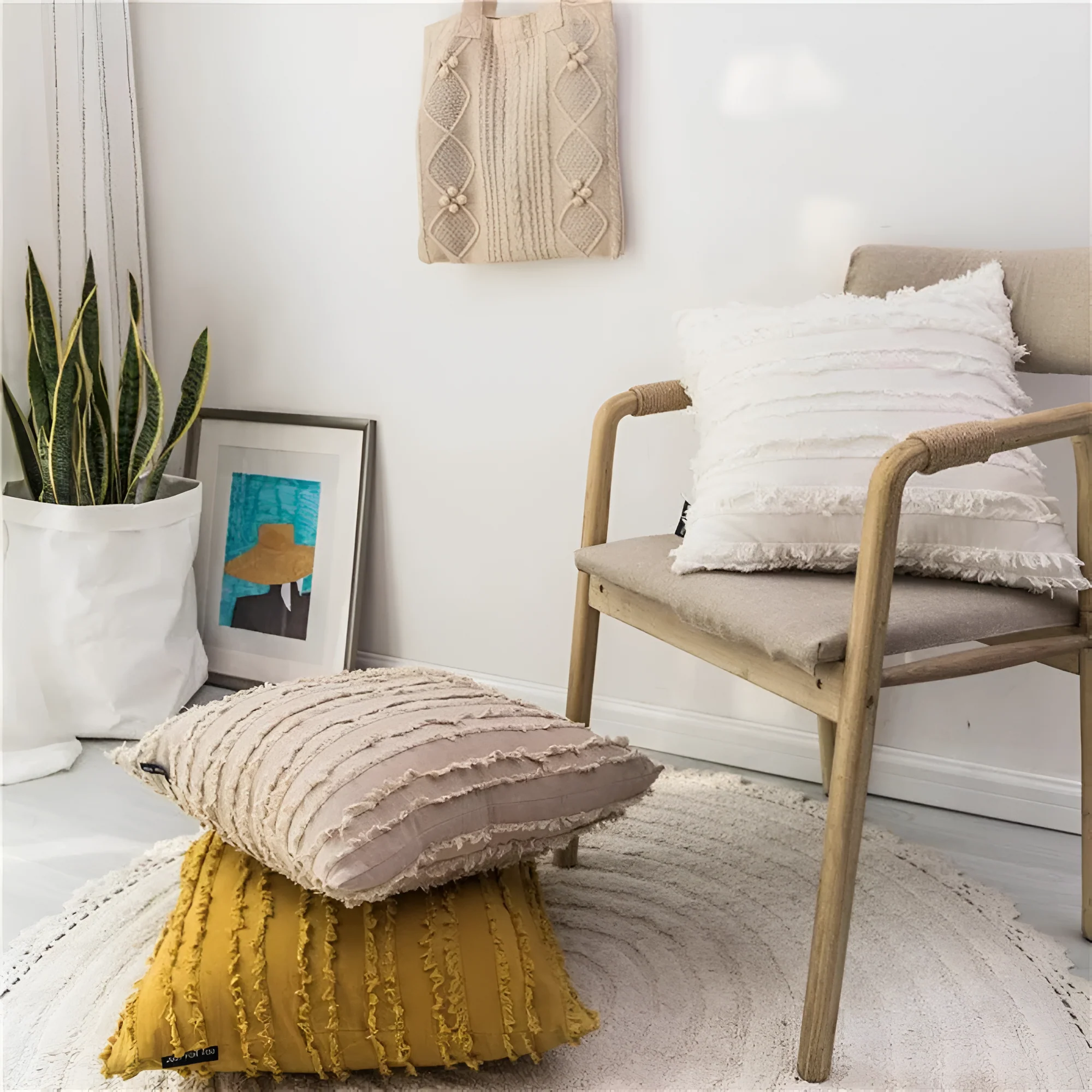 Bohemian Fringe Cushion Cover - Image 6