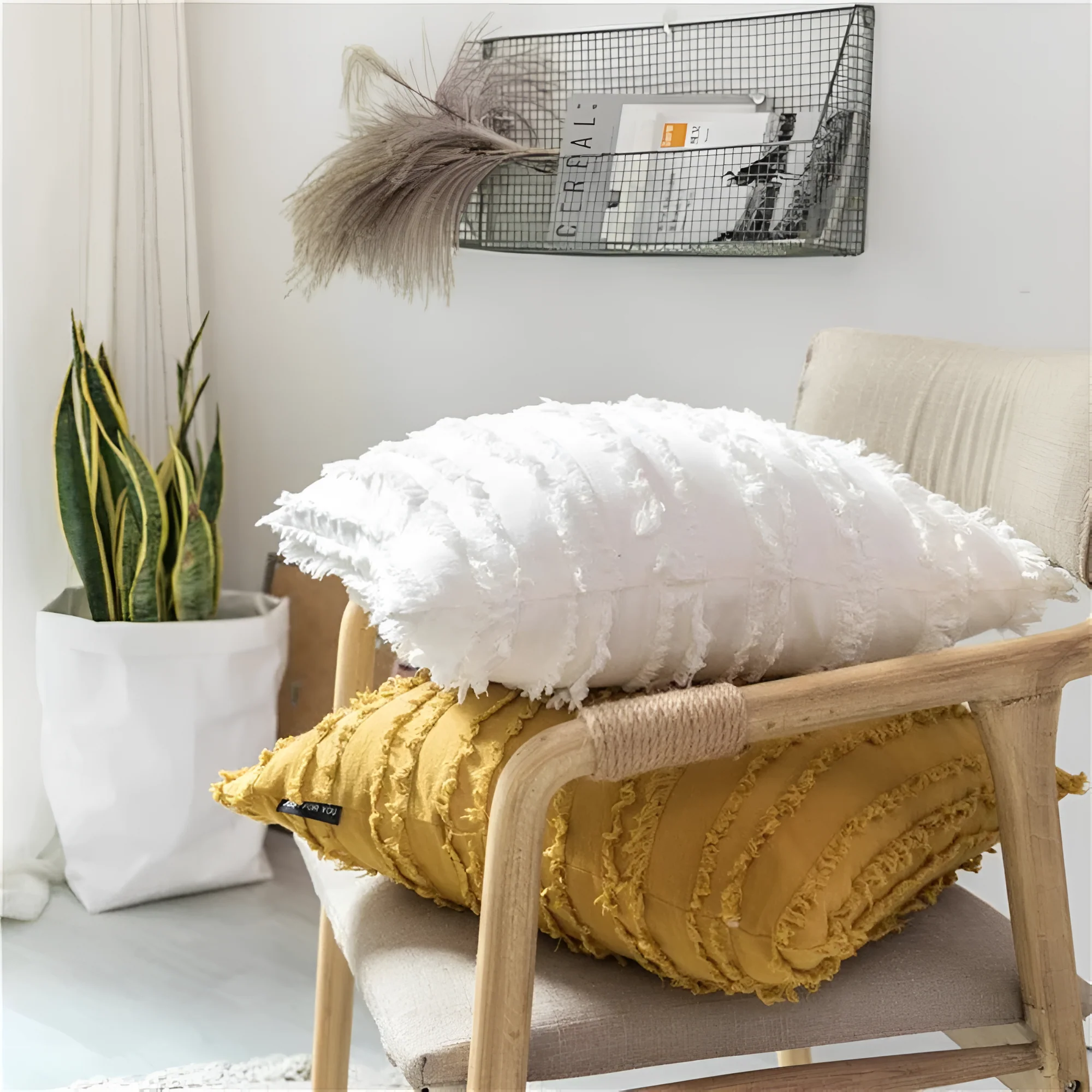 Bohemian Fringe Cushion Cover - Image 7