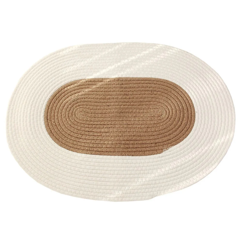 Boho Braided Hemp Oval Rug - Image 8