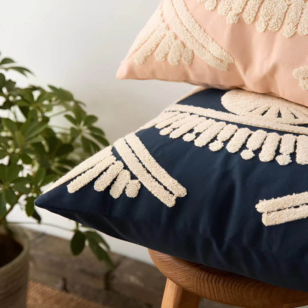 Boho Eye Embroidered Cushion Cover - Image 5