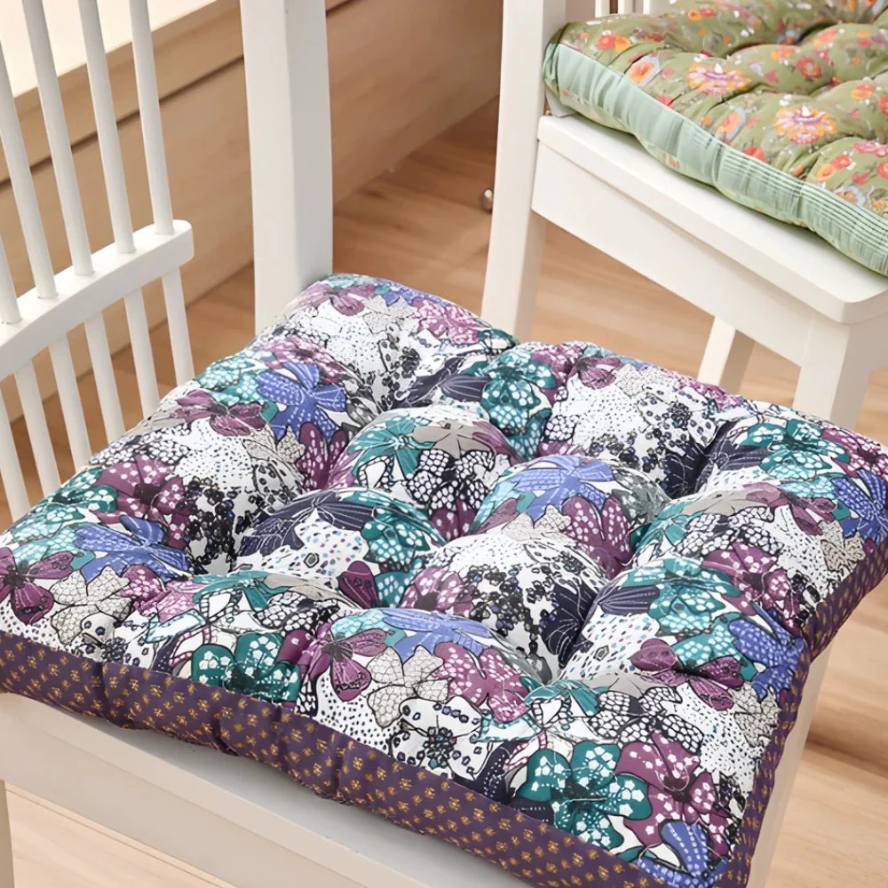 Boho Floral Thick Seat Cushions - Image 11