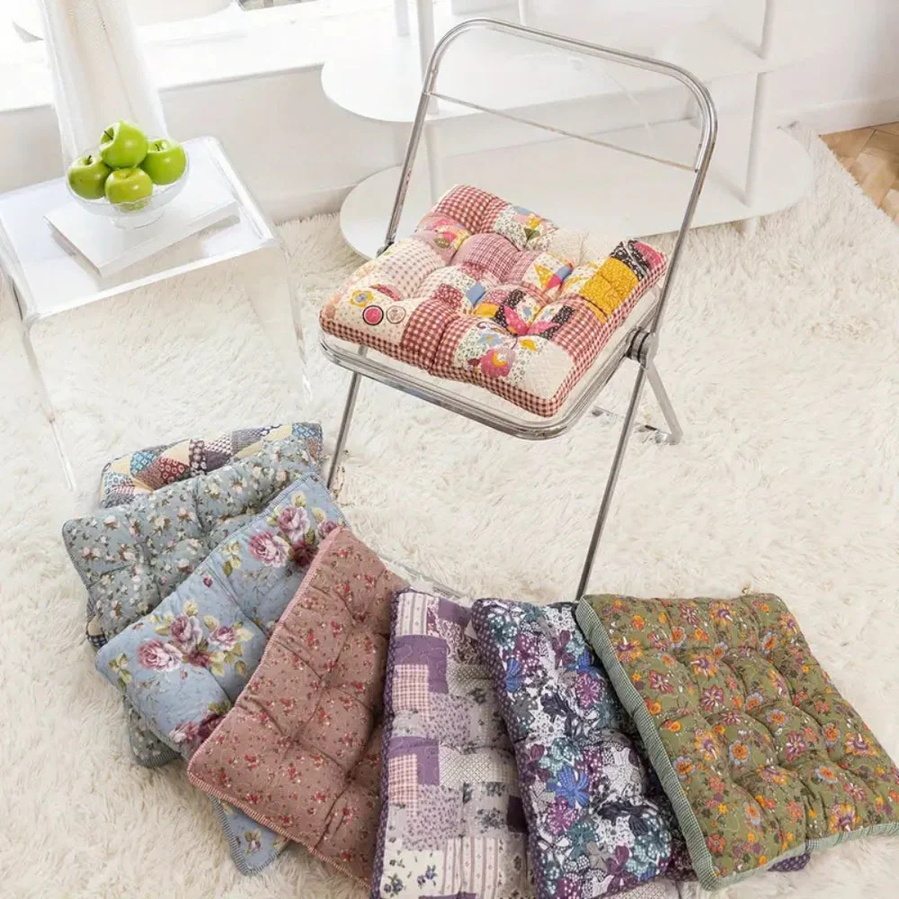 Boho Floral Thick Seat Cushions - Image 12
