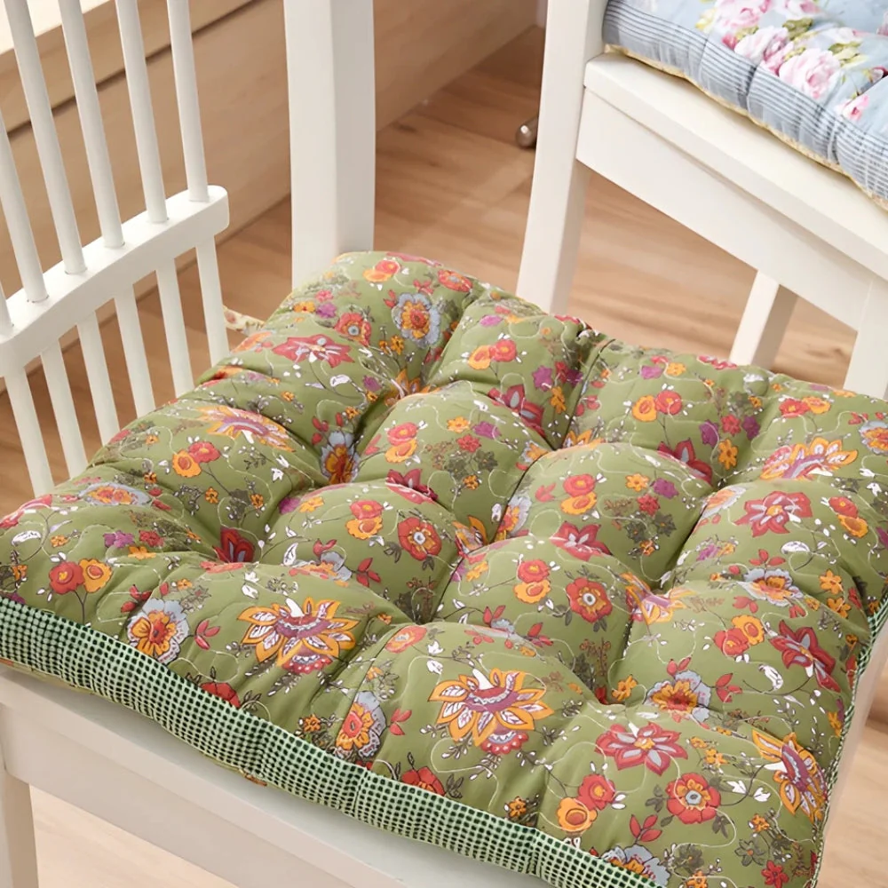 Boho Floral Thick Seat Cushions - Image 13
