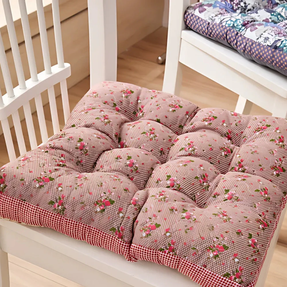 Boho Floral Thick Seat Cushions - Image 14