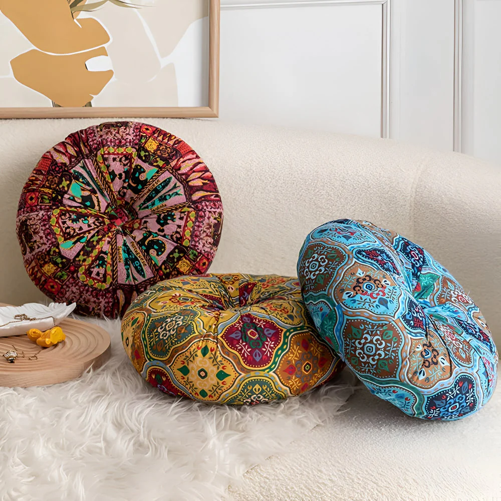 Boho Round Seat Cushion - Image 2