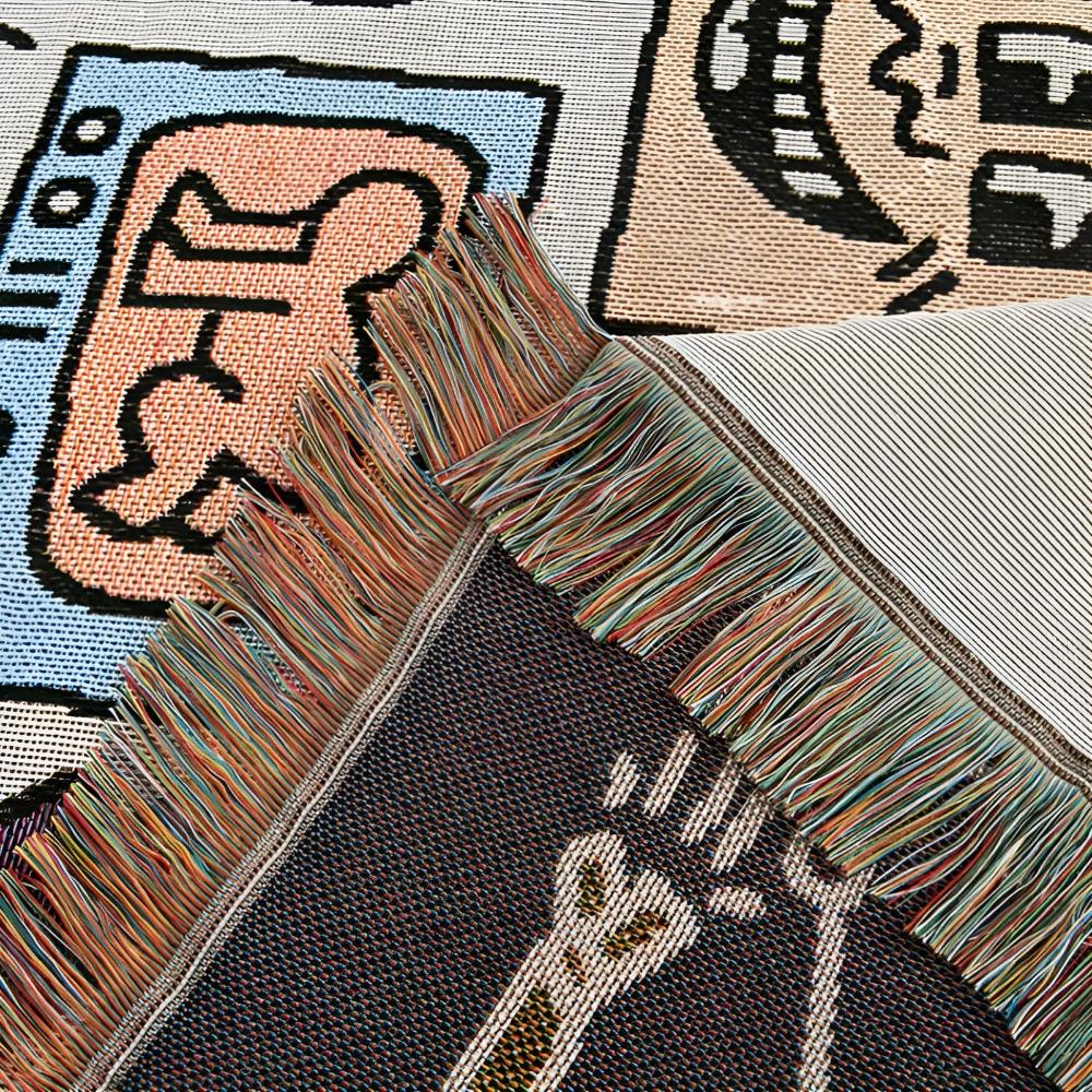 Bold Expressions Tassel Blanket - Image 3