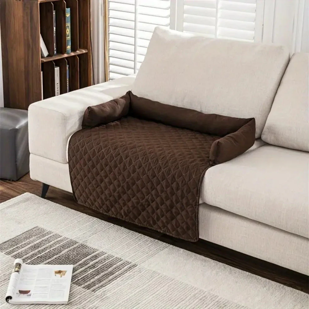 Bolstered Quilted Pet Sofa Protector - Image 4