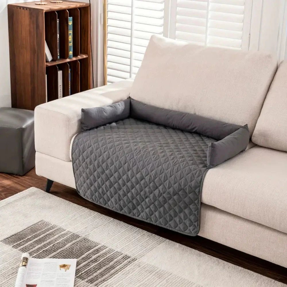 Bolstered Quilted Pet Sofa Protector - Image 5