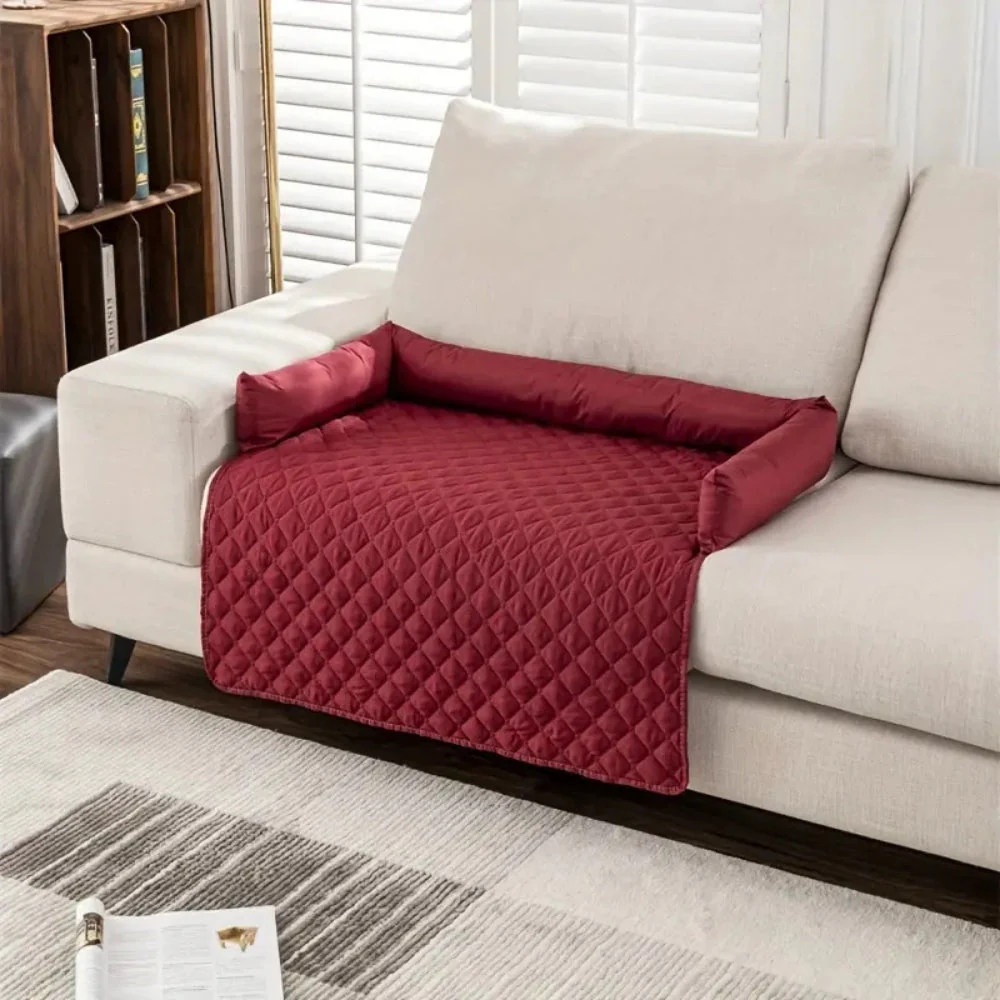 Bolstered Quilted Pet Sofa Protector - Image 7