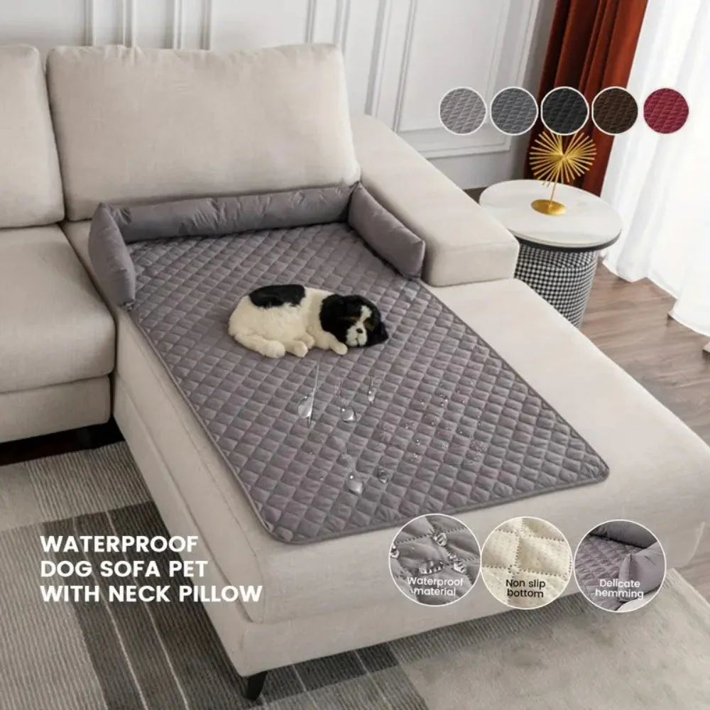 Bolstered Quilted Pet Sofa Protector - Image 9