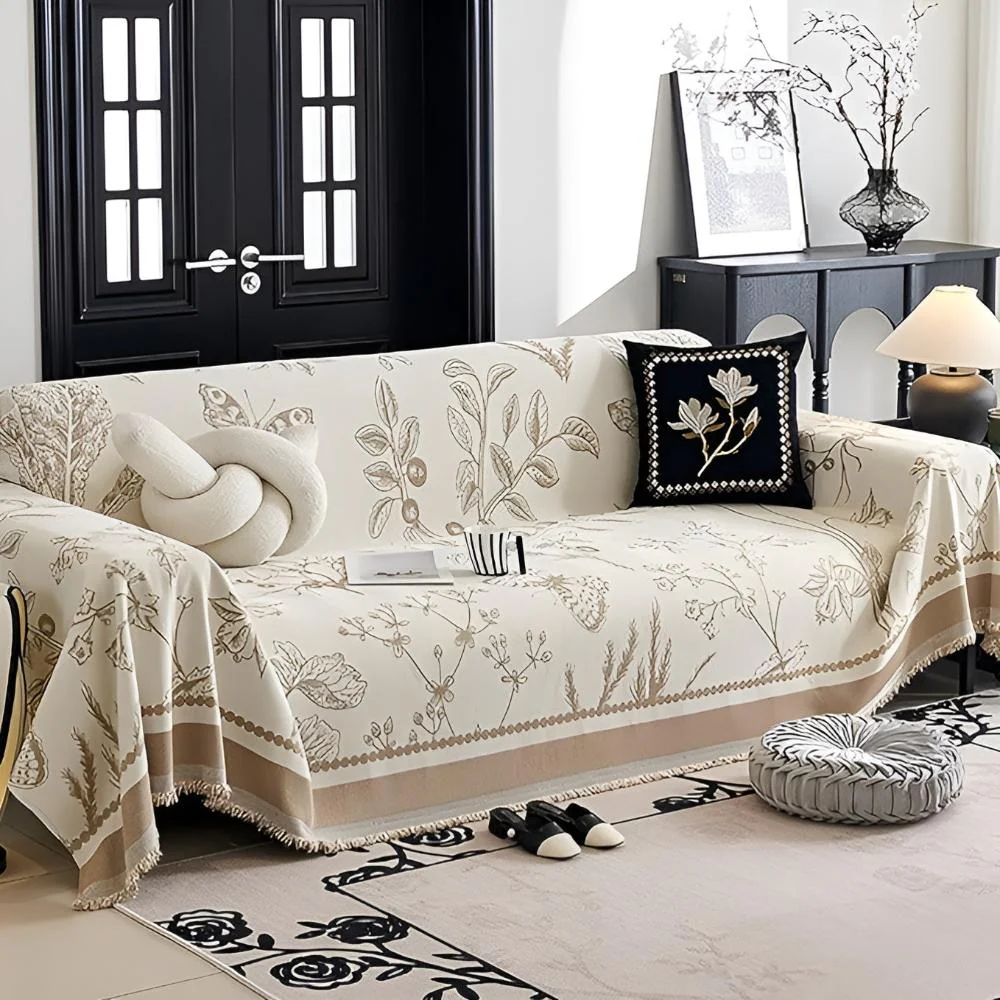 Botanical Elegance Sofa Cover - Image 3