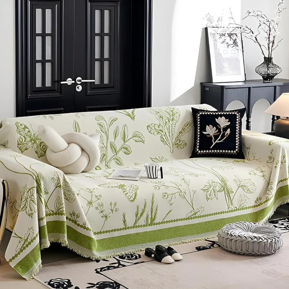 Botanical Elegance Sofa Cover - Image 4
