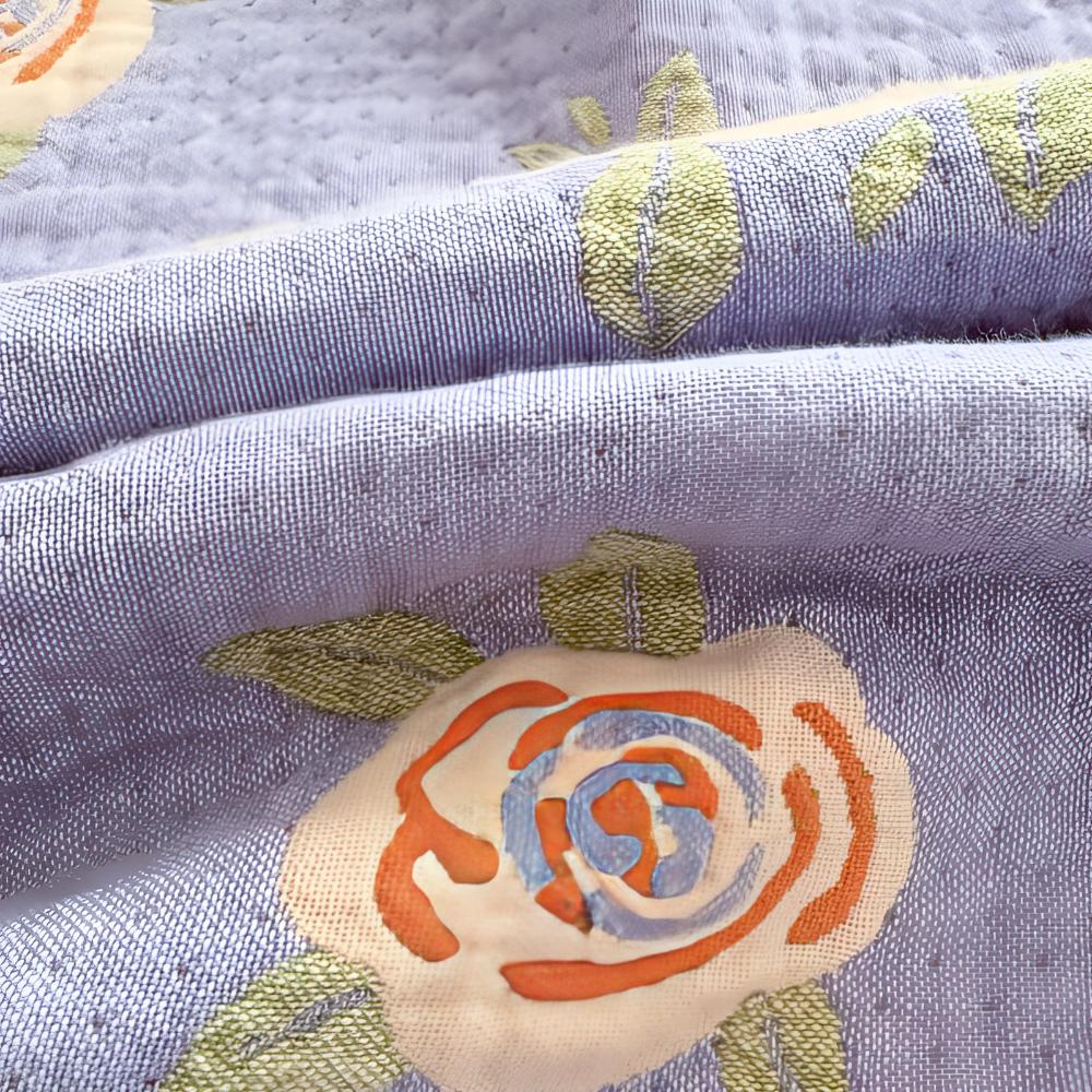 Bow-Knot and Rose Cotton Gauze Blanket - Image 8