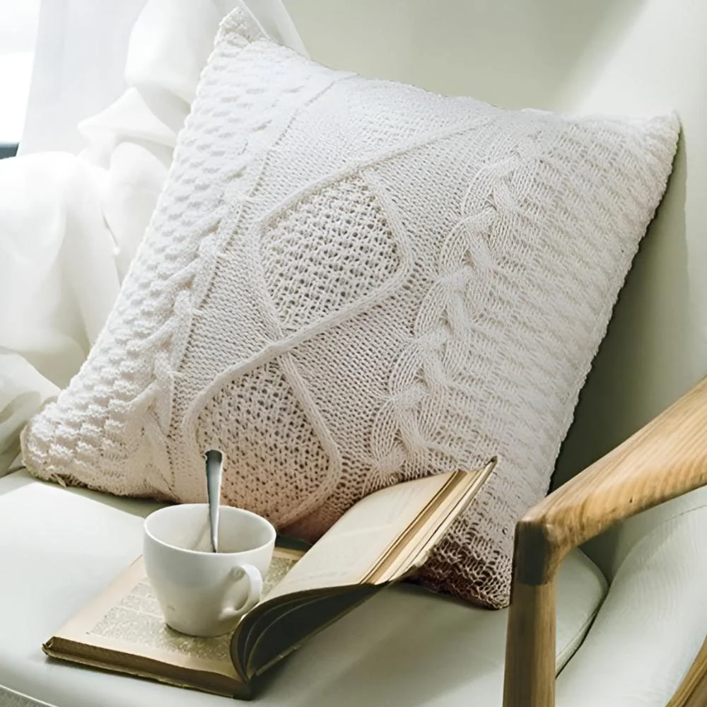 Braided Knitted Cushion Cover - Image 6