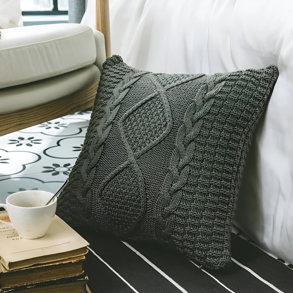 Braided Knitted Cushion Cover - Image 8