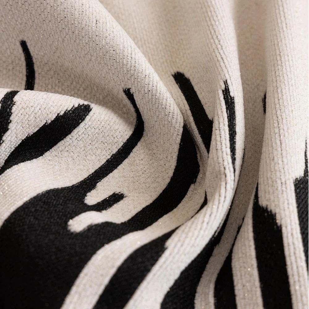 Brushstroke Vertical Pattern Chenille Sofa Cover - Image 11