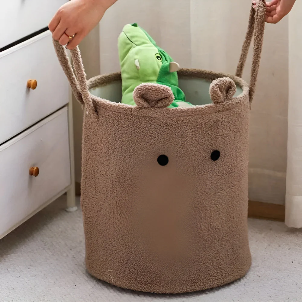 Bubbi Cute Lamb Laundry Storage Bin - Image 3