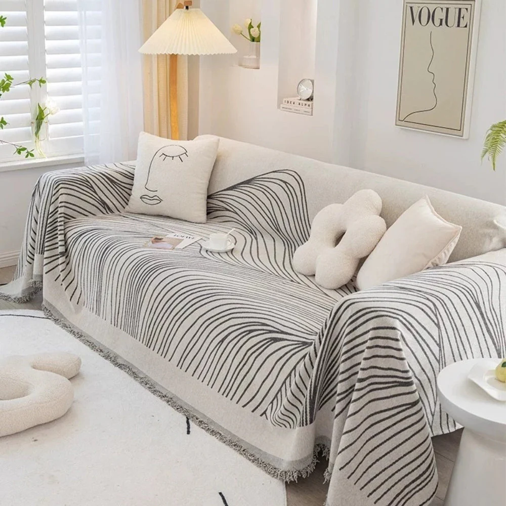 Calista Wave Chenille Sofa Cover - Image 2