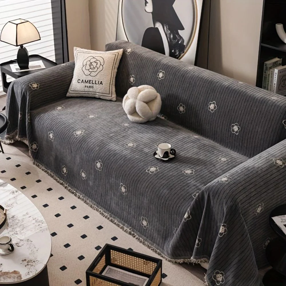 Camellia Bloom Sofa Cover - Image 3