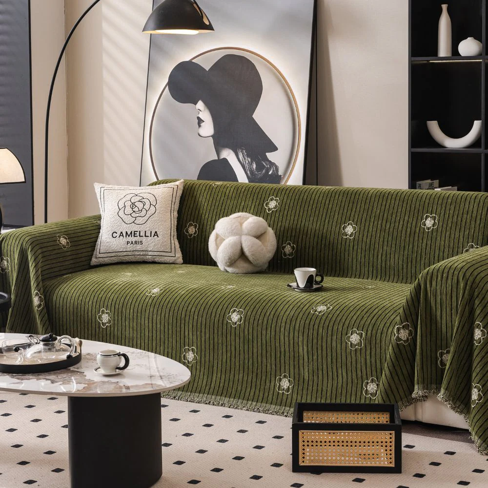 Camellia Bloom Sofa Cover - Image 9