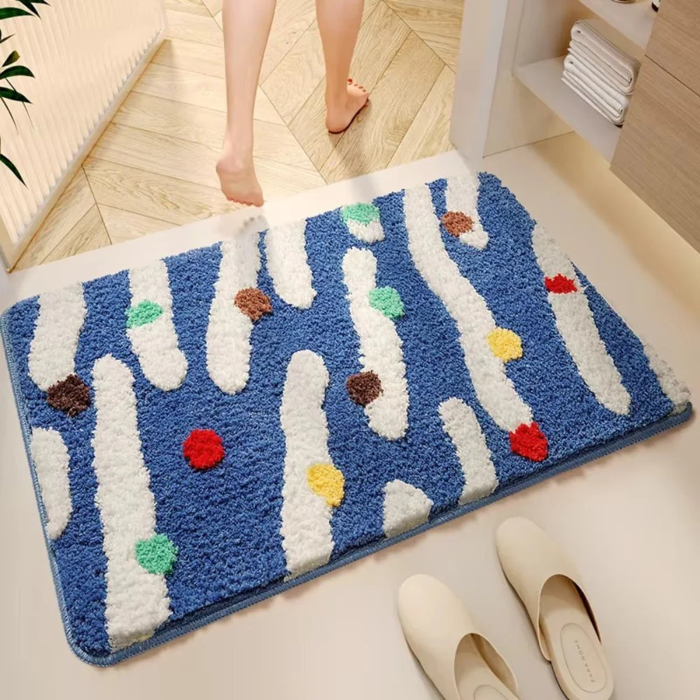 Candy Color Clash Bath Mat - Image 4
