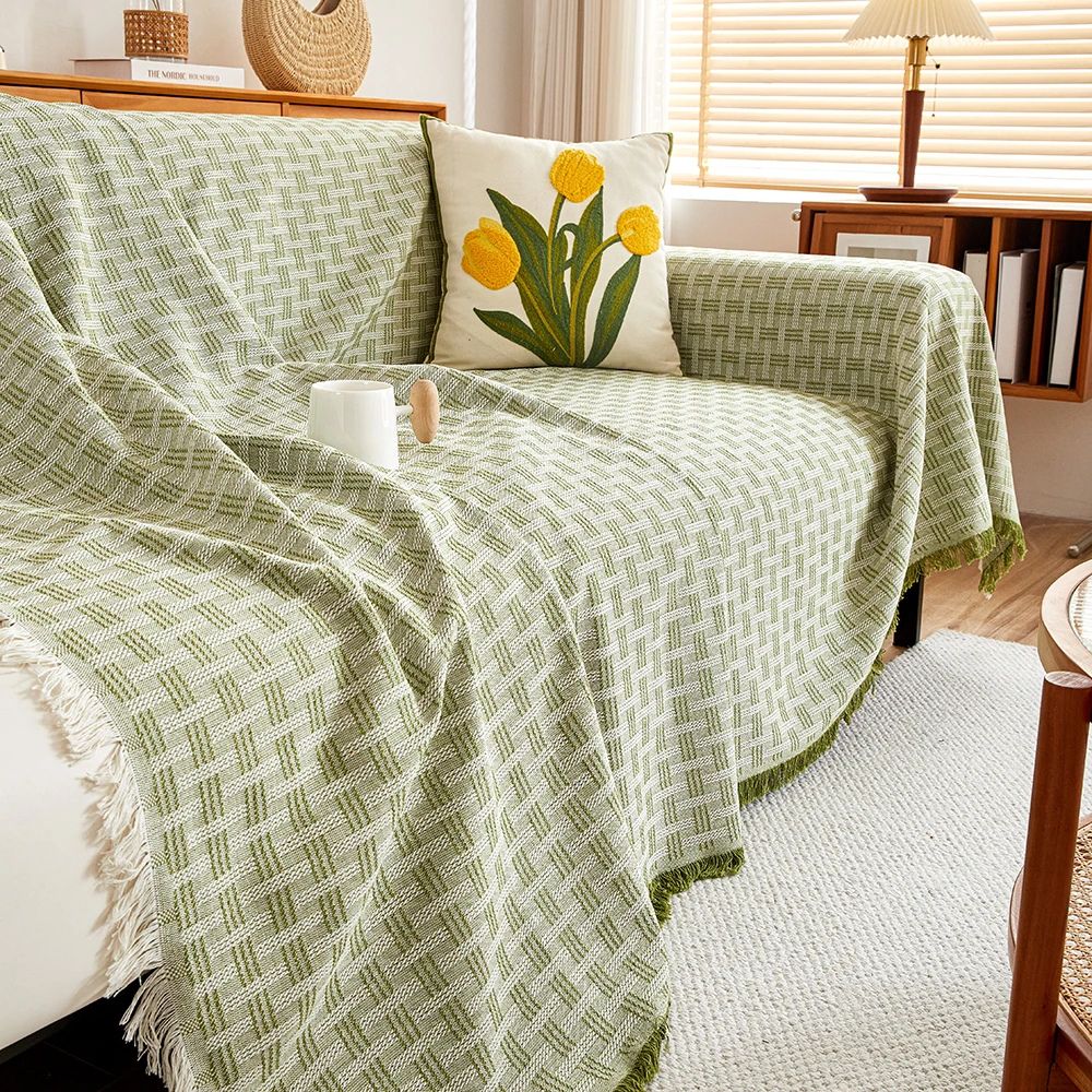 Casa Serene Geometric Sofa Cover - Image 12