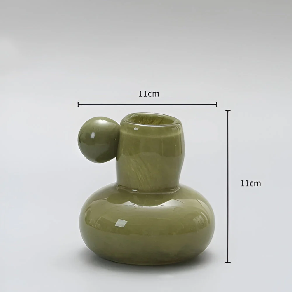 Celestial Nordic Glass Candle Holder - Image 5